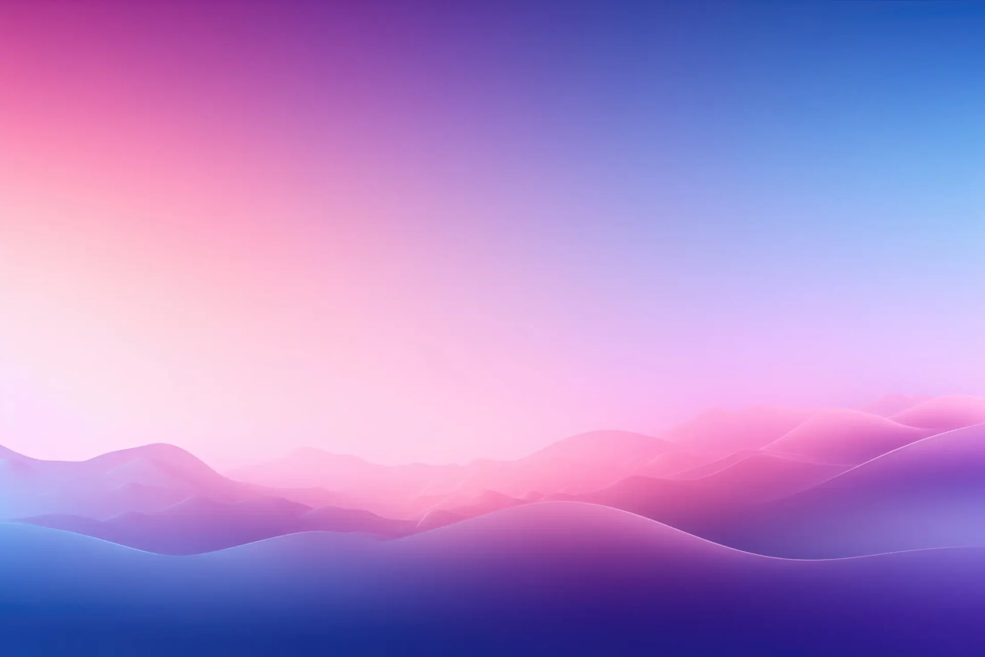 Calming Gradient Waves Wallpaper